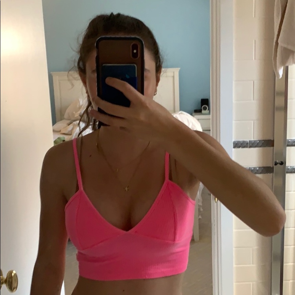 LF pink tank top